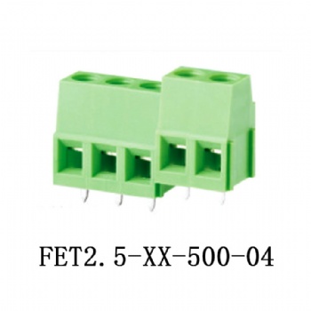 FET2.5-XX-500-04 PCB spring terminal block