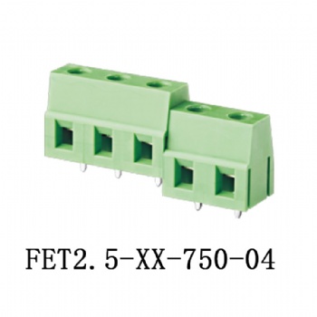 FET2.5-XX-750-04 PCB spring terminal block