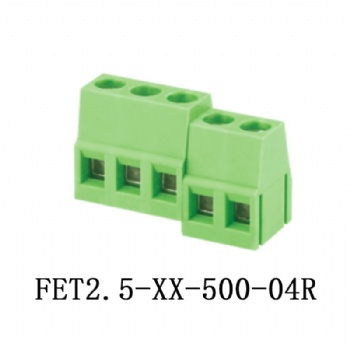 FET2.5-XX-500-04R PCB spring terminal block