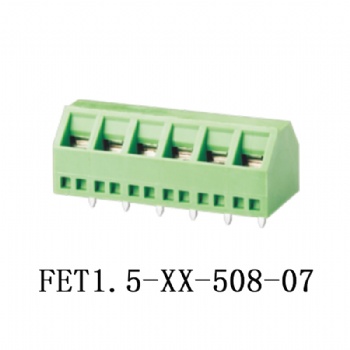 FET1.5-XX-508-07 PCB spring terminal block