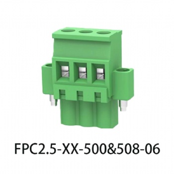 FPC2.5-XX-500&508-06 PCB spring terminal block