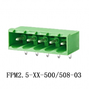 FPM2.5-XX-500&508-03 PCB spring terminal block