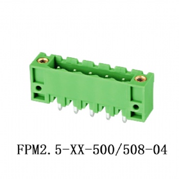 FPM2.5-XX-500&5.08-04 PCB spring terminal block