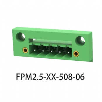 FPM2.5-XX-508-06 PCB spring terminal block