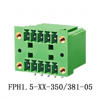FPH1.5-XX-381-05 Plug in terminal block