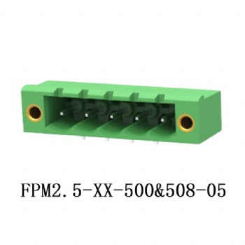FPM2.5-XX-500&508-05 PCB spring terminal block