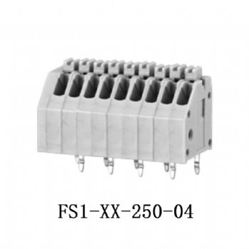 FS1-XX-250-04 PCB spring terminal block