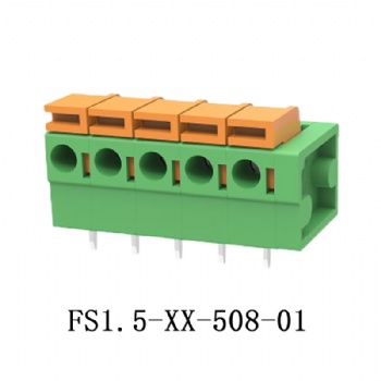 FS1.5-XX-508-01 PCB spring terminal block