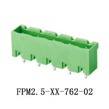 FPM2.5-XX-762-02 PCB plug terminal block