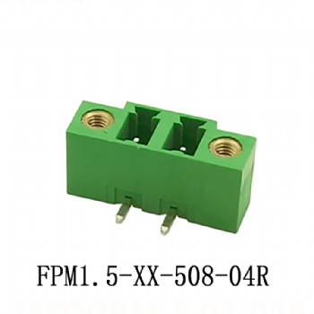 FPM1.5-XX-508-04R PCB spring terminal block