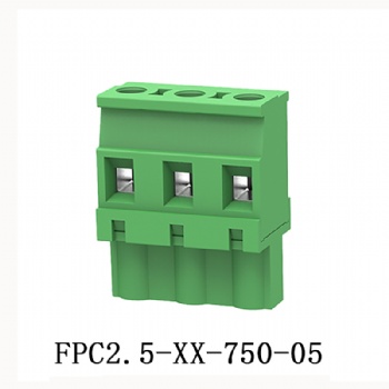 FPC2.5-XX-750-05 插拔式接线端子