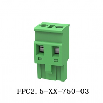 FPC2.5-XX-750-03 插拔式接线端子