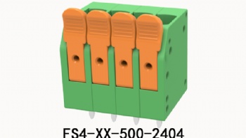 FS4-XX-500-2404 PCB spring terminal block