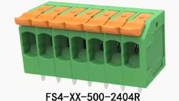 FS4-XX-500-2404R PCB spring terminal block