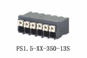 FS1.5-XX-350-13S 弹簧式PCB接线端子