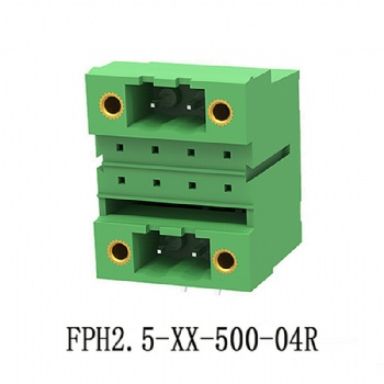 FPH2.5-XX-500-04R 插拔式接线端子