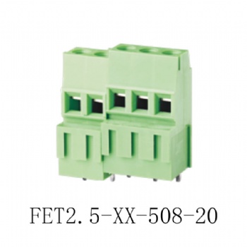 FET2.5-XX-508-20 PCB spring terminal block