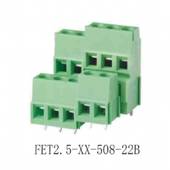 FET2.5-XX-508-22B PCB screw terminal block