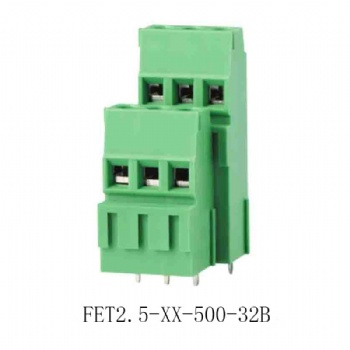 FET2.5-XX-500-32B PCB spring terminal block