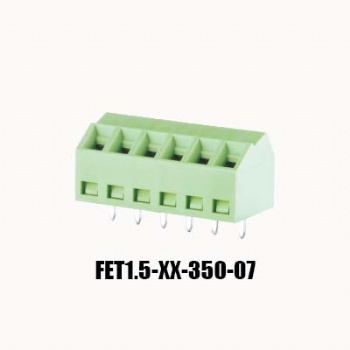 FET1.5-XX-350-07 螺钉式PCB接线端子