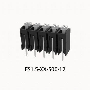 FS1.5-XX-500-12  弹簧式PCB接线端子
