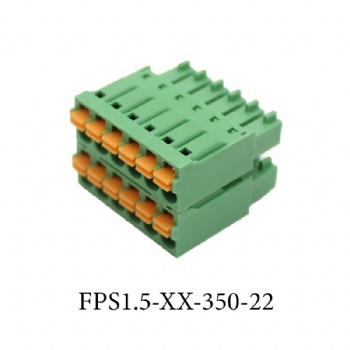 FPS1.5-XX-350-22 PLUG-IN TERMINAL BLOCK