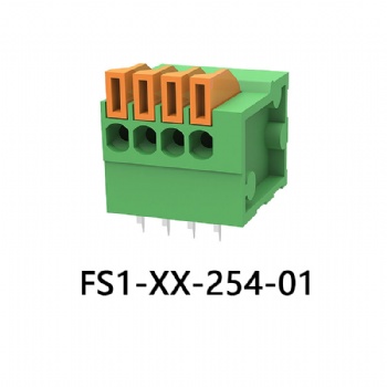 FS1-XX-254-01 PCB spring terminal block