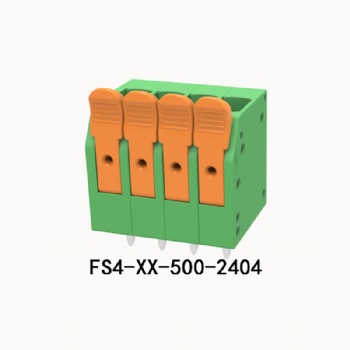 FS4-XX-500-2404 PCB spring terminal block