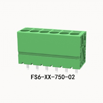 FS6-XX-750-02 PCB spring terminal block