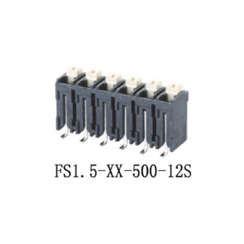 FS1.5-XX-500-12S PCB spring terminal blocks