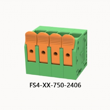 FS4-XX-750-2406 PCB spring terminal block