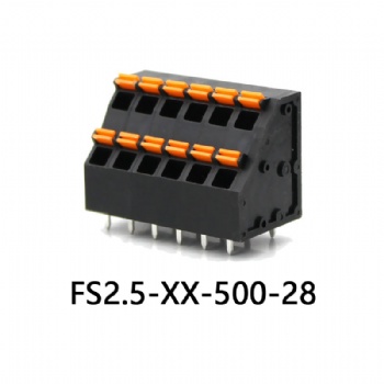 FS2.5-XX-500-28-PCB spring terminal block