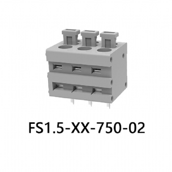 FS1.5-XX-750-02 弹簧式接线端子