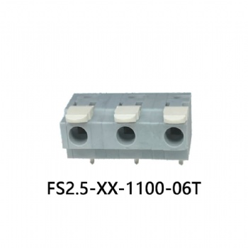 FS2.5-XX-1100-06T 弹簧式PCB接线端子